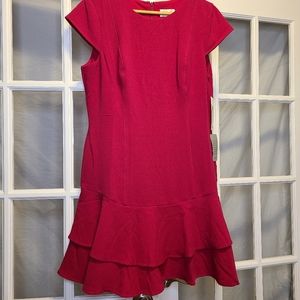NWT Eliza J Red Dress Size 14 Cocktail Dress